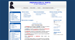 Desktop Screenshot of preparacionalparto.net